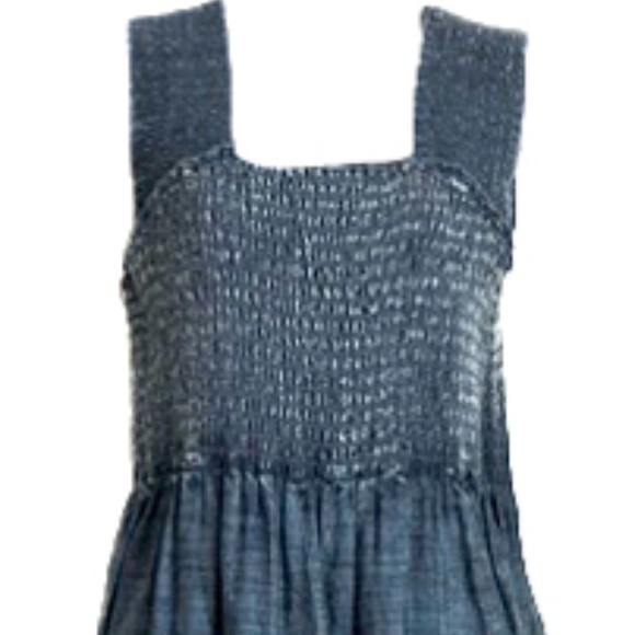 Soft Surroundings Rocaille Dress Maxi - Denim Blue Color - Size XL - NWT - Picture 6 of 10